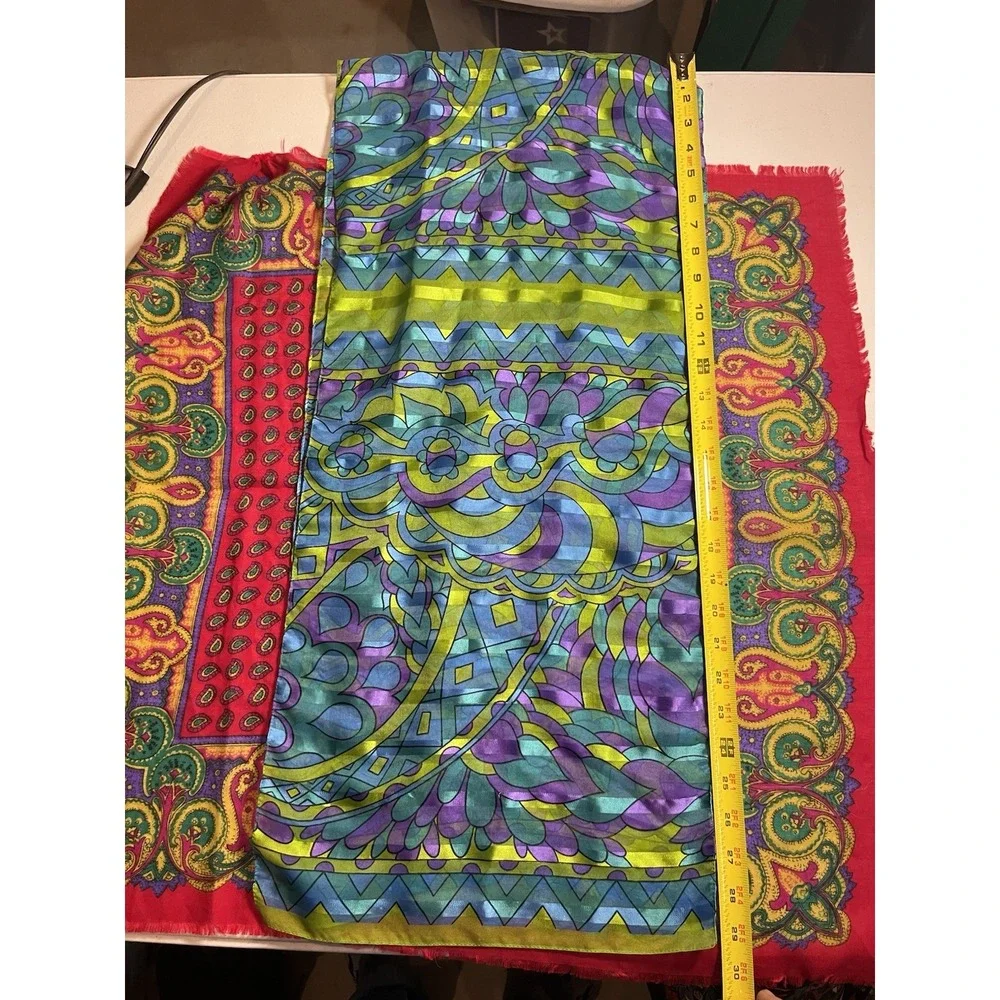 Silk scarves. Unknown brands.‎ Nice Feel and sizes